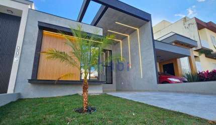 Casa de Condomínio para venda em Jardim Residencial Villagio Ipanema I de 105.00m² com 3 Quartos, 1 Suite e 2 Garagens