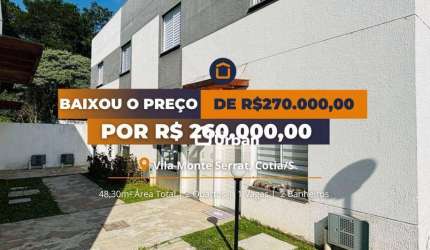 Casa de Condomínio para venda em Vila Monte Serrat de 51.00m² com 2 Quartos e 1 Garagem