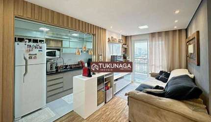 Apartamento para venda em Vila Galvão de 46.00m² com 2 Quartos e 1 Garagem
