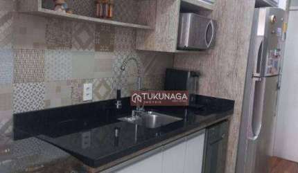 Apartamento para venda em Jardim Flor Da Montanha de 77.00m² com 3 Quartos, 1 Suite e 2 Garagens