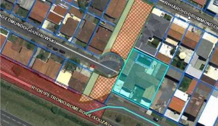 Terreno para venda em Cajuru de 986.00m² com 5 Garagens