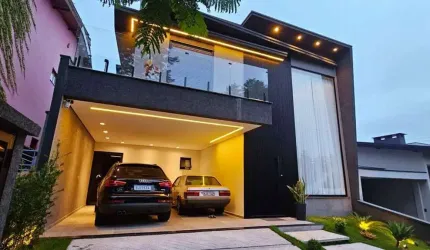 Casa para venda em Mogi Moderno de 269.00m² com 3 Quartos, 3 Suites e 4 Garagens