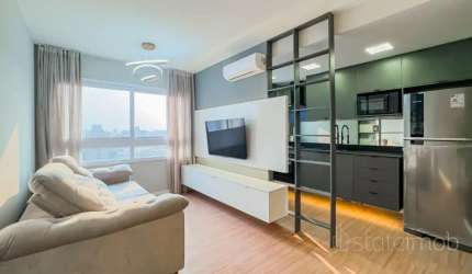 Apto mobiliado 2 dorm. 1 vaga no Jdm Lindóia