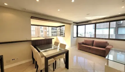 Apto semi mobiliado 2 dorm. 1 suíte 2 vagas na Bela Vista