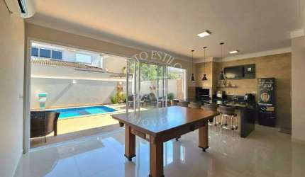 Casa de Condomínio para venda em Recreio Das Acácias de 253.00m² com 4 Quartos, 3 Suites e 4 Garagens