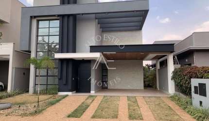 Casa de Condomínio para venda em Loteamento Agra Ribeirão Preto de 180.00m² com 3 Quartos, 3 Suites e 4 Garagens
