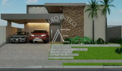 Casa de Condomínio para venda em Jardim Valencia de 209.00m² com 3 Quartos, 3 Suites e 4 Garagens