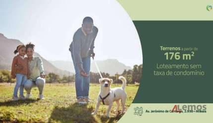 Terreno à venda, 176 m² à partir de R$199.226,72 (à vista) no Central Ville em Atibaia/SP - TE2351