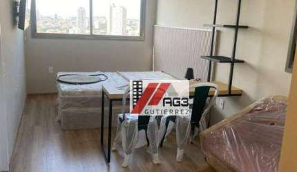 Studio novo, totalmente mobiliado com vaga e lazer completo ao lado do Metrô Alto do Ipiranga
