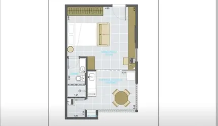 Studio Próximo as Praias do Tenório, Praia Grande e Itaguá