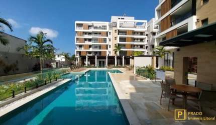 Excelente apartamento com 122 metros de área útil, localizado a 70 metros da Praia da Enseada