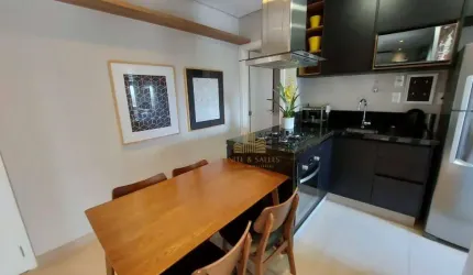 Apartamento com 1 dormitório para alugar, 55 m² por R$ 5.945,00/mês - Vila Homero - Indaiatuba/SP