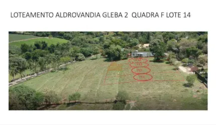 Terreno à venda, 1000 m² por R$ 360.000,00 - Loteamento Aldrovândia Gleba 2 - Indaiatuba/SP