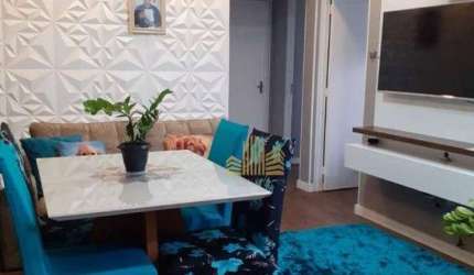 Apartamento com 2 dormitórios à venda, 52 m² por R$ 275.000,00 - Parque Campo Bonito - Indaiatuba/SP
