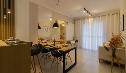 Lindo apartamento 2 dormitórios mobiliado decorado Vila Pauliceia