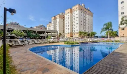Apartamento em condominio clube, face norte com 3 dormitórios à venda, 68 m² por R$ 410.000 - Guaíra - Curitiba/PR