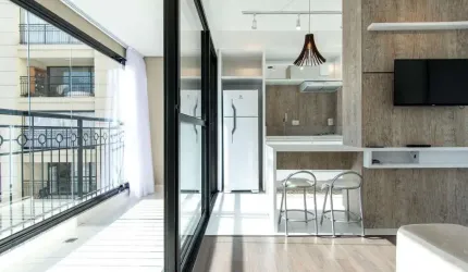 Apto 1 quarto mobiliado Green Center