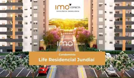 Apartamento com 2 Quartos, sendo 1 suíte à venda, 64 m² - Condomínio Life Residencial - Jundiaí/SP