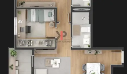 APTO 2 DORMS, SUÍTE, SACADA, CHURRASQUEIRA - ÉQUI SEMINÁRIO