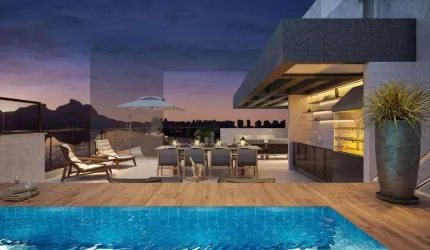 Cobertura Horizontal para Venda em Rio de Janeiro, BARRA DA TIJUCA, 2 dormitórios, 2 suítes, 4 banheiros, 4 vagas