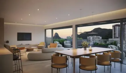 Apartamento para Venda em Rio de Janeiro, HUMAITÁ, 4 dormitórios, 2 suítes, 5 banheiros, 2 vagas
