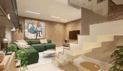 Cobertura Duplex para Venda em Rio de Janeiro, SÃO CONRADO, 3 dormitórios, 3 suítes, 4 banheiros, 2 vagas