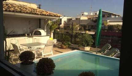 Cobertura Duplex para Venda em Rio de Janeiro, RECREIO DOS BANDEIRANTES, 3 dormitórios, 2 suítes, 5 banheiros, 5 vagas