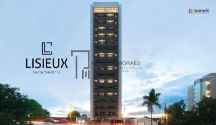 LISIEUX: Aptos 77 m², 2 suítes, 2 vagas, no melhor da Sta. Teresinha