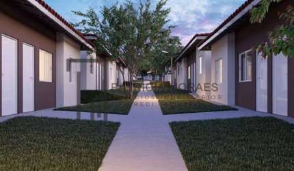 Lar Dallas:  Condomínio de Casas 42,91m², 2 dormit. na Vila Bom Jesus