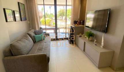 Vende-se flat de 62m&#178; na Beira Mar de Muro Alto