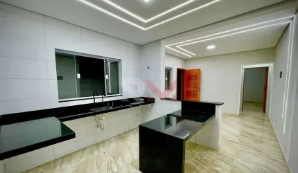 Casa nova super moderna e com piscina, no bairro Nova Itanhaém - Itanhaém/SP