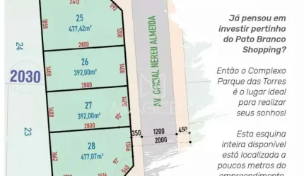Terreno na frente do Shopping para construir edifício  - TE270