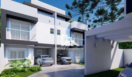 Sobrado com 3 dormitórios à venda, 120 m² por R$ 699.000 - Uberaba - Curitiba/PR