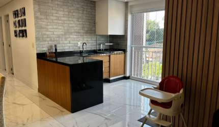 Lindo apto com Varanda Gourmet no Bairro Barcelona em SCS