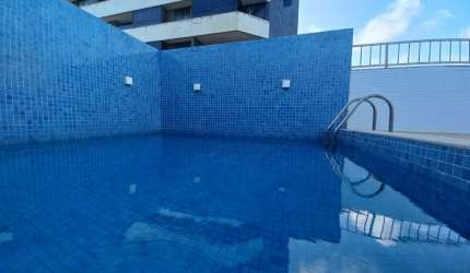 Lindo apartamento com 4 suítes, piscina e churrasqueira, com vista mar.