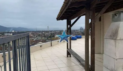 Cobertura com 2 dormitórios à venda, 127 m² por R$ 450.000,00 - Caiçara - Praia Grande/SP