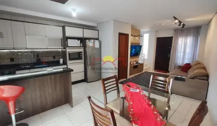 Sobrado Geminado com 02 Quartos e Área de Festa
