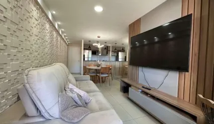 Apartamento com 3 dormitórios sendo 1 suíte no Bairro de Mangabeiras - 63m²