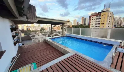 Apartamento Duplex na Cobertura com 4 suítes + Closet e DCE em Salvador/BA - 423m²