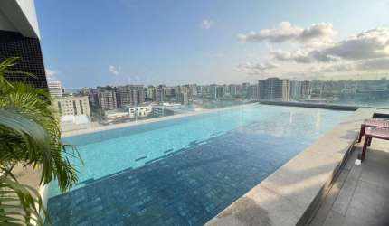 Quarto e Sala à 1 quadra da Praia de Jatiúca - 44,50m²