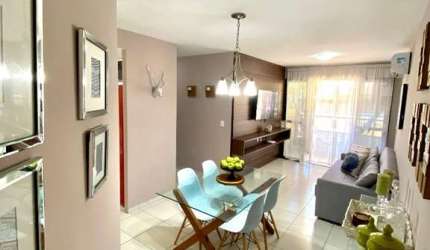 Apartamento com 2 dormitórios sendo 1 suíte - Porteira Fechada no Bairro da Ponta Verde - 54m²