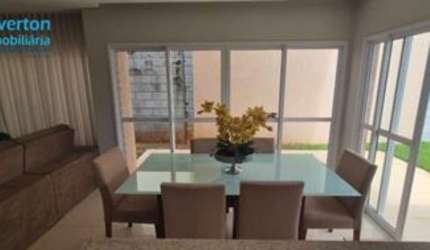 Casa condomínio fechado, 3 suítes com varanda e ar condicionado em 2 suítes, sala 2 ambientes, cozinha planejada, 2 pisos, área goumet completa