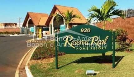 Terreno Residencial a venda no Condomínio Reserva Real - Paulínia