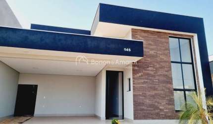 Casa para venda com 3 quartos, no Condomínio Santorini, Parque Brasil 500, Paulínia.