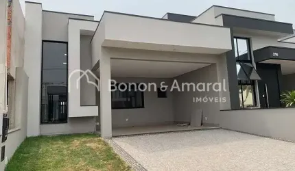 Casa nova térrea com 3 suítes a venda no condomínio Terras da Estancia em Paulínia