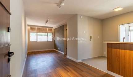 Apartamento no Cambuí com Projeto Exclusivo - 1 Quarto, lavabo e 48 m²