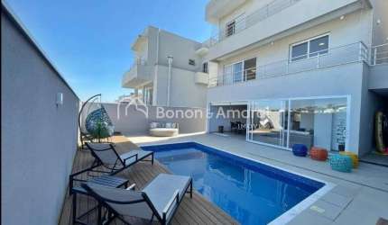 Casa Moderna com 3 Suítes, Espaço Gourmet e Piscina no Portal do Jequitibá - Valinhos