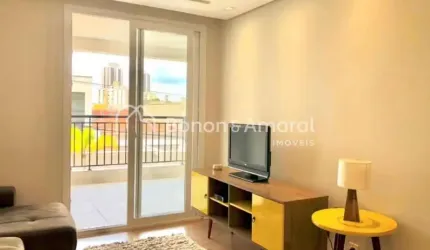 Apartamento mobiliado com 82m² no bairro Taquaral, em Campinas - SP