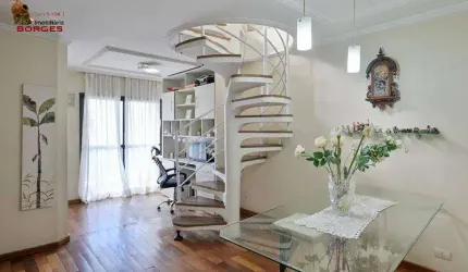 ÓTIMA PLANTA EM COB. DUPLEX 4 DORM 3 SUÍTES VARANDA GOURMET  LAZER COMPLETO