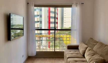 APARTAMENTO VENDA -1 DORMITÓRIO  MOBILIADO NO BROOKLIN.